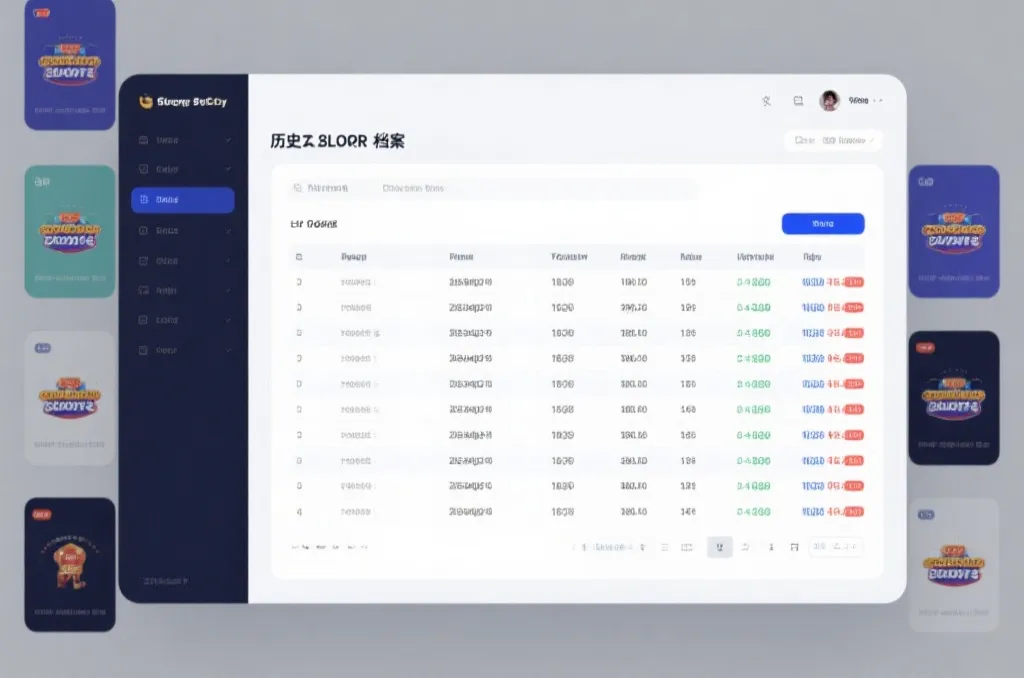 双色球历史数据归档界面